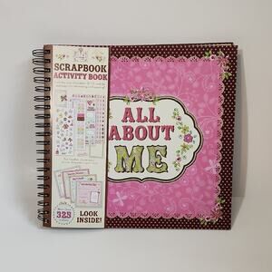 All About Me New Seasons Girls Scrapbook Stickers Fill In & Doodle Pages Crafty
